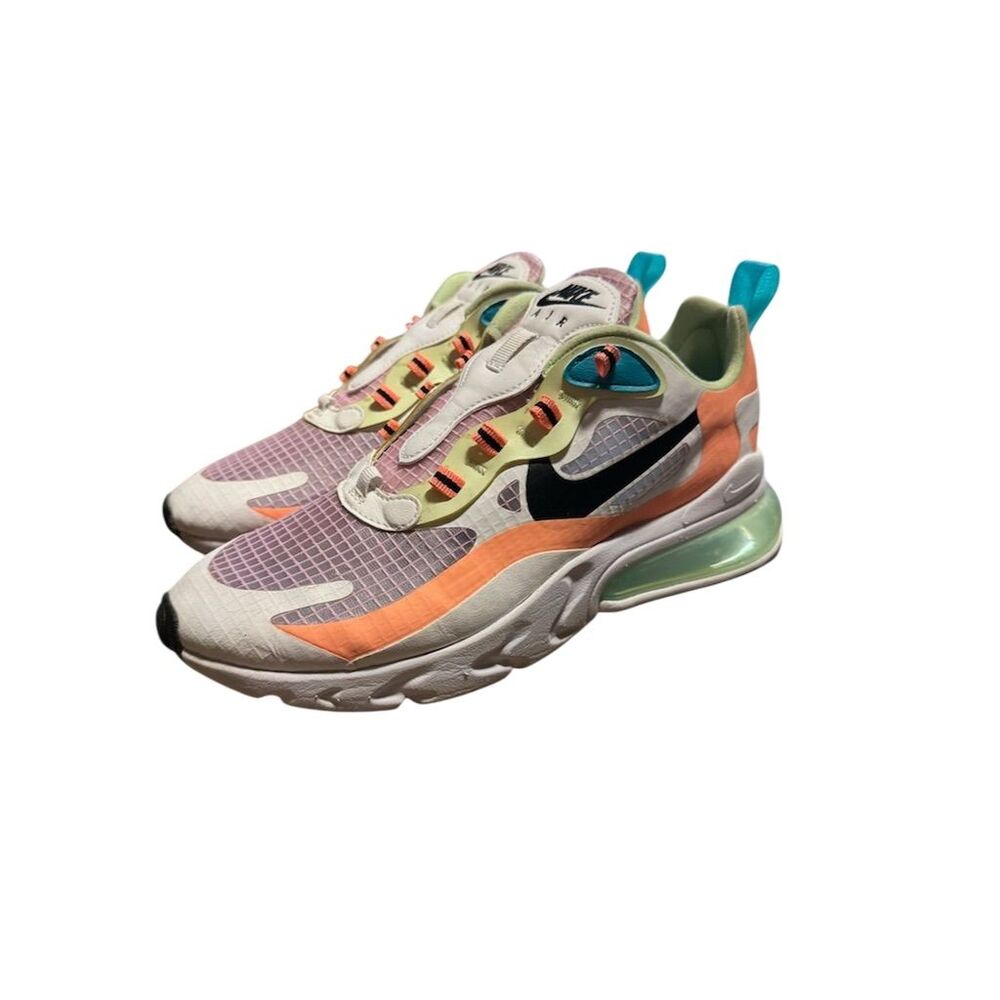 Nike Women's Multicolor Athletic Sneakers - Pastel Peach, Mint & Teal Accents